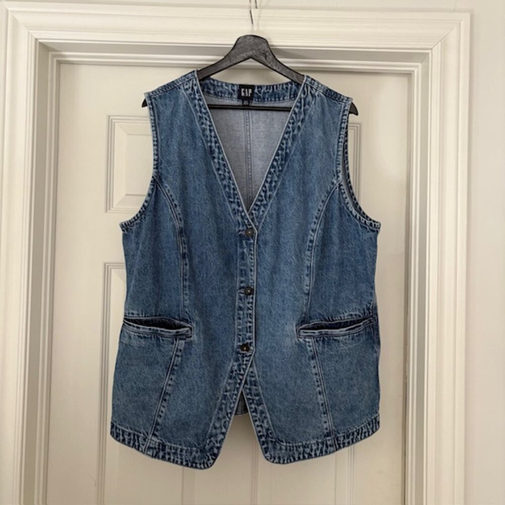 Long Jean Vest